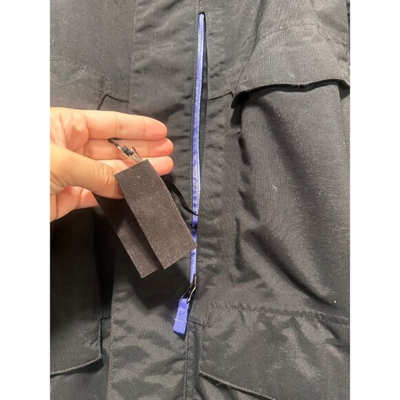 Burton Head Porter Plus Utility Jacket Men Medium Black Nylon Pocket Snow Winter - Picture 13 of 16